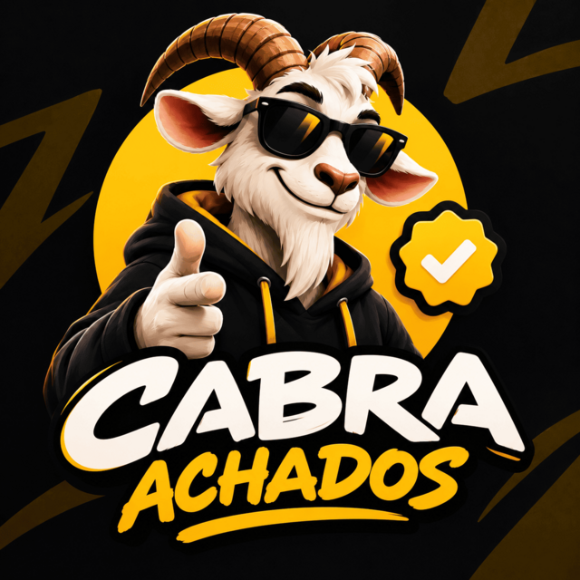 Cabra Achados — cabra de óculos com moletom